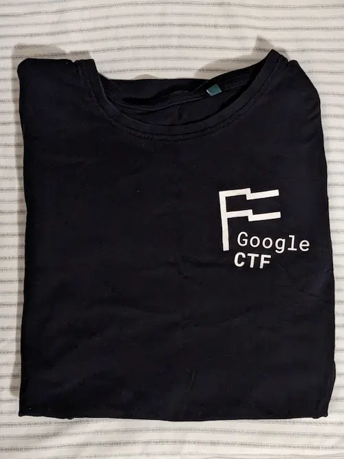 Google CTF shirt